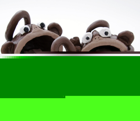 Bigmouth monkey clay project
