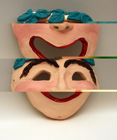 grecian Mask Clay Project