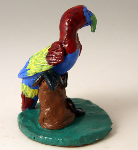 macaw clay project for kids