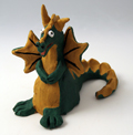 Mythical Dragon clay project
