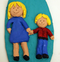 Mom and Me Clay Project