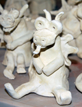 Student dragon clay project