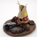 Tipi camp clay project